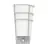 Eglo Applique Murale Breganzo 1 Acier Argent 2W 230lm - 830 Blanc Chaud | IP44 - Détecteur de Mouvement et de Lumière