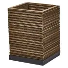 Ledvance Lampe De Chevet Decor Carré Brun | Convient pour 1x E27