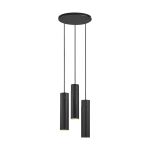 Nordlux Hanglamp Tilo Metaal Zwart | IP20 - Geschikt voor 3x GU10