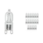 Voordeelpak 20x Osram Halopin Eco 66720 20W G9 Helder ES 2000h