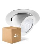 Voordeelpak 4x Noxion LED Downlight Forza Wit 35W 3000lm 36D - 930 Warm Wit | 168mm - Beste Kleurweergave