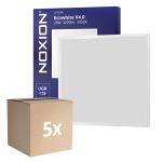 Voordeelpak 5x Noxion LED Paneel Ecowhite V4.0 28W 3200lm - 830 Warm Wit | 60x60cm - UGR <19 - Philips driver