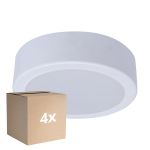 Voordeelpak 4x Philips LED Downlight  DN065C Metaal  12W 1200lm 110D - 830 Warm Wit | 175mm - Zaagmaat 150mm - IP20