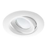 Noxion LED Spot Droplet Kantelbaar Wit 6W 400lm 36D - 927 Zeer Warm Wit | Zaagmaat 85mm - IP44 - Beste Kleurweergave - Dimbaar