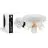 D'Lite Plafondlamp Beitem Metaal Mat Wit FSC Hout | Geschikt Voor 3x GU10
