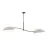 Emibig Plafondlamp Lotus Staal Zwart | Geschikt voor 2x E14 - Max 10W