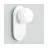 Emibig Wand en Plafondlamp Viva Staal Wit | Geschikt voor 1x G9 - Max 8W