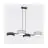 Emibig Hanglamp Drumz Staal Zwart | Geschikt voor 4x E14 - Max 10W