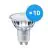 Voordeelpak 10x Philips MASTER Value LED Spot GU10 PAR16 3.7W 270lm 60D - 927 Zeer Warm Wit | Beste Kleurweergave - Vervangt 35W