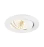 SLV New Tria 68 Spot Aluminium Wit 8.3W 750lm 38D - 930 Warm Wit | Zaagmaat 68mm -  Beste Kleurweergave - Dimbaar 
