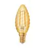 Osram Vintage 1906 LED E14 Gedraaid Kaars Filament Goud 1.5W 120lm - 824 Zeer Warm Wit | Vervangt 15W