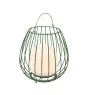 Nordlux Tafellamp Jim To-Go Portable Accu Metaal Groen 3W 300lm - 827 Zeer Warm Wit | 3-Staps Dimbaar 