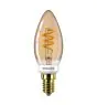 Philips MASTER Value LED Kaars E14 Vintage Filament Goud 2.5W 136lm – 818 Zeer Warm Wit | Dimbaar - Vervangt 15W