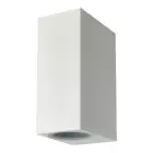 D'Lite Vrebos Long Wandlamp Aluminium Wit | IP56 - Geschikt Voor 2x GU10