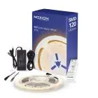 Noxion LED Strip Naga 5 Meter Complete Set - Smart Wifi - 24V - 120LEDs/m - 9.6W/m - 927 Zeer Warm Wit | 8mm - IP20 - Beste Kleurweergave - SMD2835