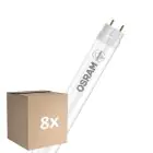 Voordeelpak 8x Osram LED Buis T8 (EM/Mains) Standard Output 10W 1080lm - 830 Warm Wit | 90cm - Vervangt 30W