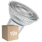 Voordeelpak 10x Ledvance LED Reflector GU10 PAR16 6.1W 575lm 60D - 940 Koel Wit| Dimbaar - Vervangt 80W